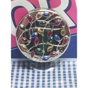 BBW Colorful Christmas Lights Visor / Vent Clip Car Fragrance Holder Decor